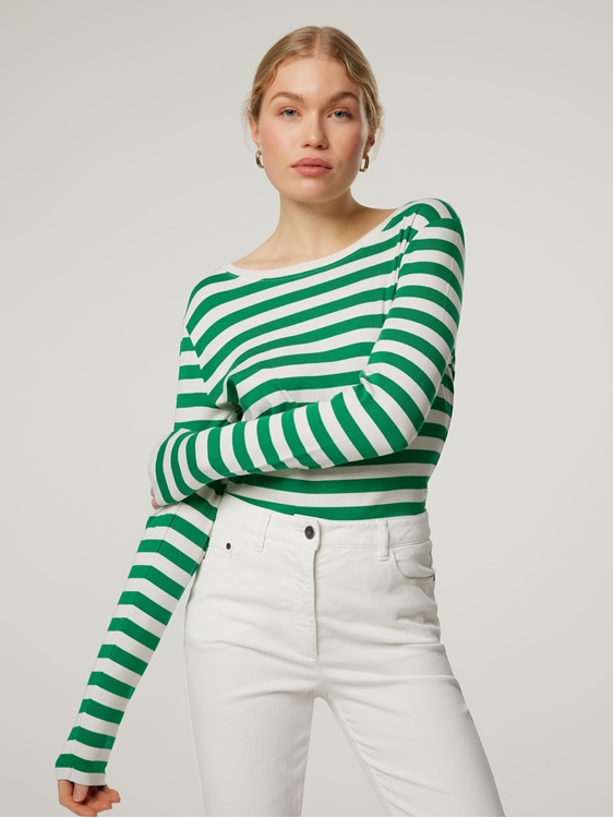 Bild von Langarmshirt mit Baumwolle