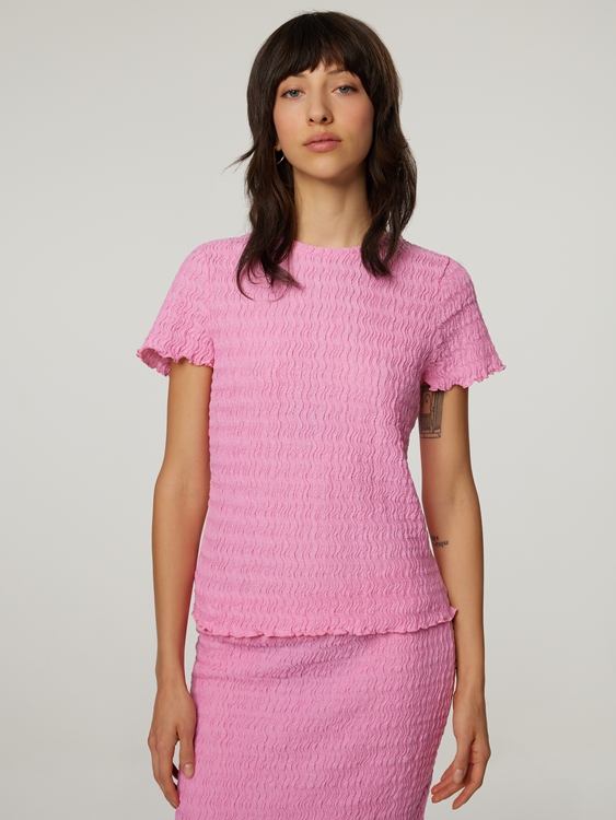 Bild von T-Shirt im Crinkle-Look