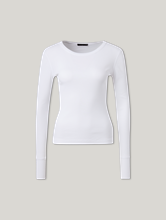 Bild von Langarmshirt aus Rippstrick