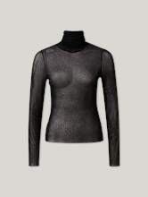 Bild von Mesh-Shirt mit Strasssteinen