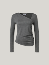 Bild von Langarmshirt mit Raffung