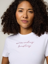 Image sur T-shirt à paillettes