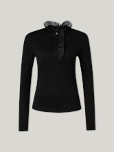 Bild von Langarmshirt mit Rüschen