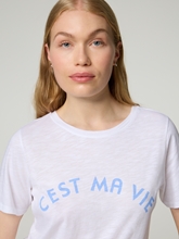 Image sur T-shirt avec coton CHRISTINA