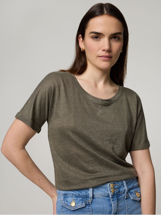 Bild von T-Shirt aus Leinen