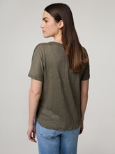 Bild von T-Shirt aus Leinen