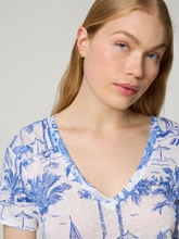 Image sur T-shirt en lin ELOISE