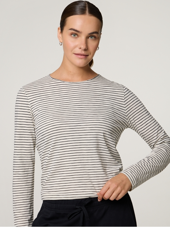 Image sur T-shirt à manches longues en coton