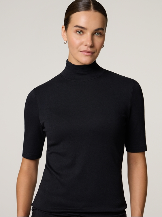 Bild von Shirt mit Stehkragen ALMINA