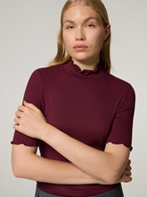 Image sur T-shirt côtelé avec modal