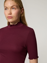 Image sur T-shirt côtelé avec modal