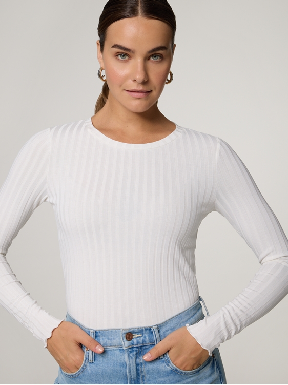 Bild von Langarmshirt mit Rippen RICH8