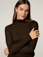 Bild von Langarmshirt mit Rollkragen