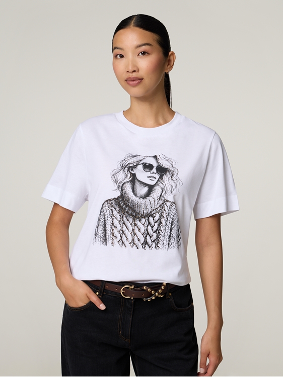 Bild von T-Shirt aus Baumwolle