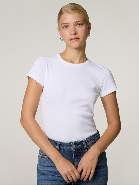 Bild von T-Shirt aus Rippstrick KOALE