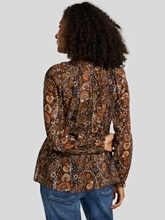 Bild von Baumwollbluse mit Paisley-Print