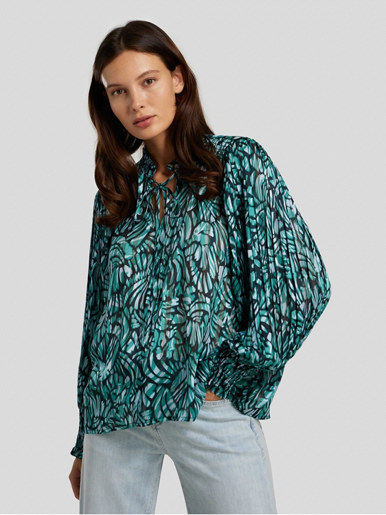 Bild von Bluse mit Allover-Print