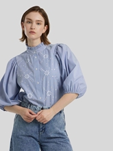 Bild von Bluse mit Streifen