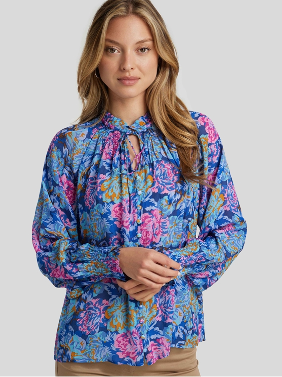 Bild von Bluse mit Blumen-Print LINDA