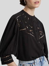 Image sur Blouse à broderie ajourée