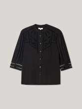 Image sur Blouse à broderie ajourée