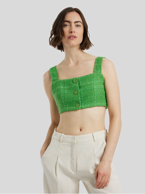 Bild von Cropped Top aus Boucle LYDIE