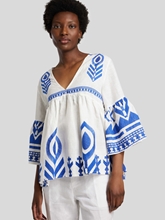 Bild von Tunikabluse mit Stickerei