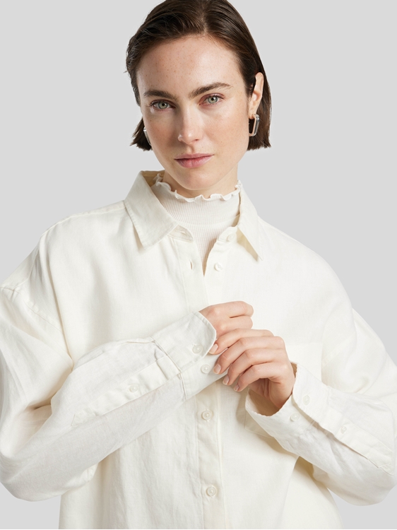 Bild von Leinenbluse im Oversize-Fit LUA