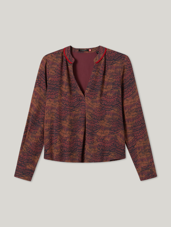 Bild von Bluse mit Allover-Print