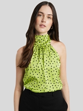 Bild von Blusentop mit Punkten