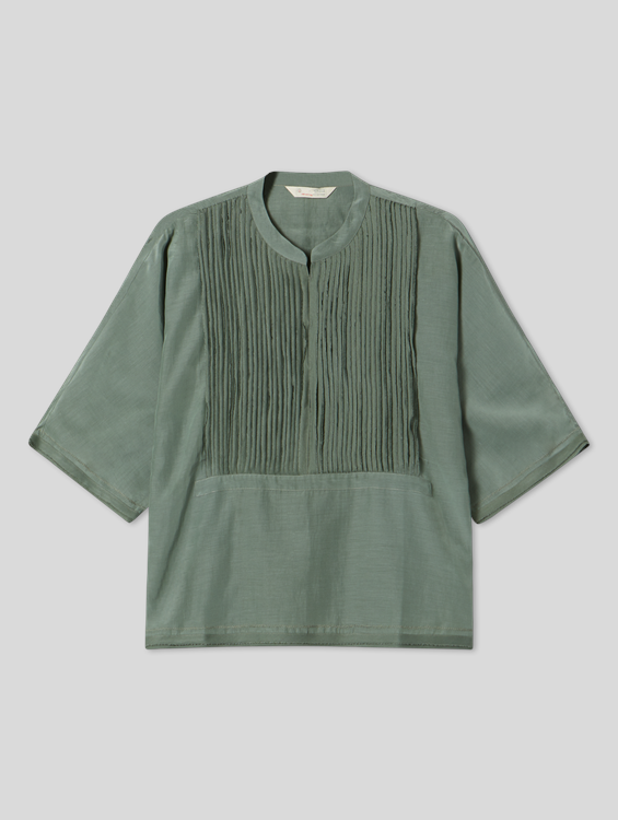 Bild von Bluse aus Viskose mit Biesen