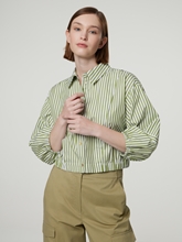 Image sur Blouse en cropped fitting