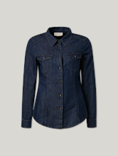 Image sur Blouse en jean TRAPANI
