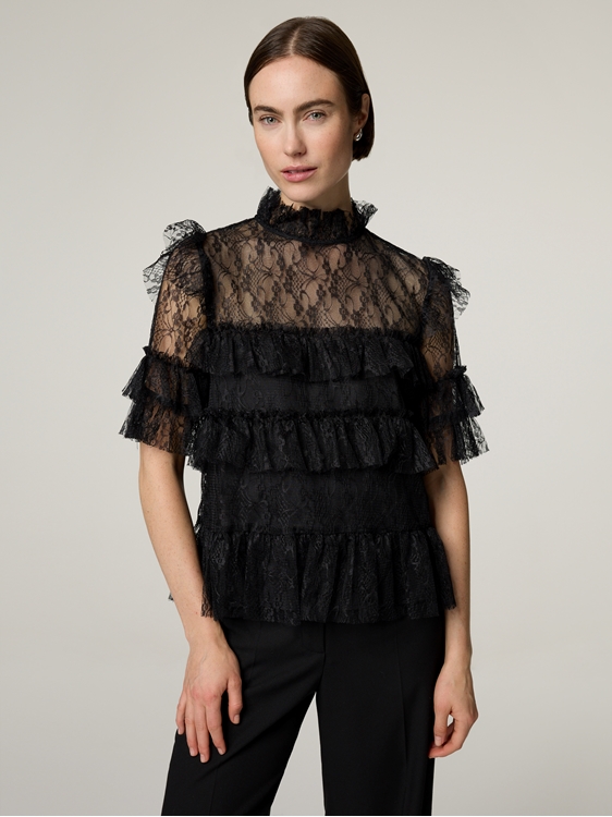 Image sur Blouse avec dentelle RACHEL