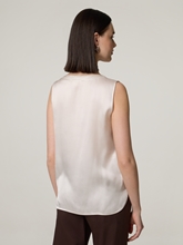 Image sur Top blouse en satin ALAMARO