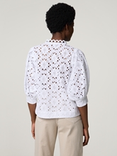 Image sur Blouse avec dentelle ajourée