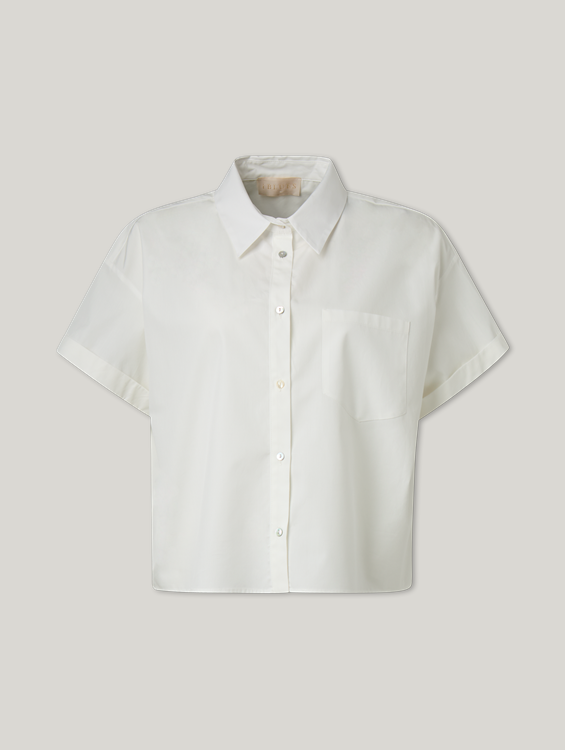 Image sur Blouse à manches courtes en coton