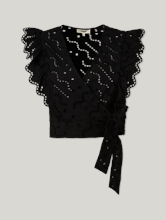 Image sur Top chemisier en coton LILA