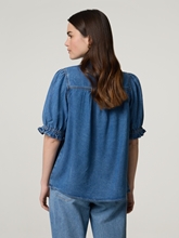 Bild von Kurzarmbluse aus Denim LOUISE