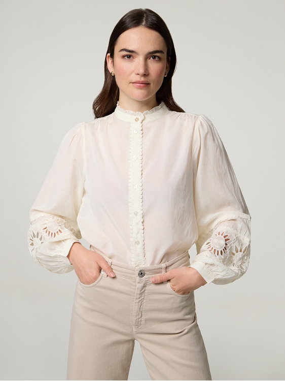 Image sur Blouse avec dentelle JOPLIN