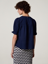 Image sur Blouse à manches courtes en coton bio