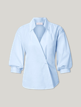 Bild von Wickelbluse aus Baumwolle