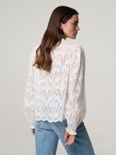 Bild von Bluse aus Lochstickerei TAZZIN