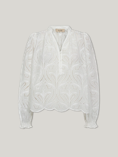 Bild von Bluse aus Lochstickerei TAZZIN