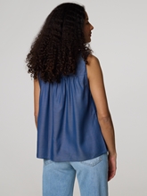 Bild von Blusentop im Denim-Look