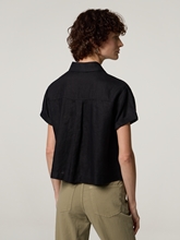 Bild von Kurzarmbluse aus Leinen