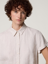 Image sur Blouse à manches courtes en lin