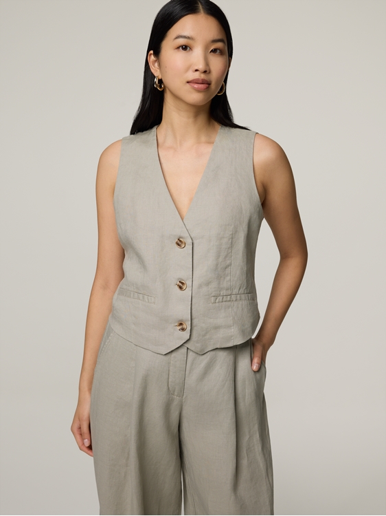 Image sur Gilet en lin