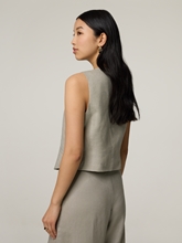 Image sur Gilet en lin