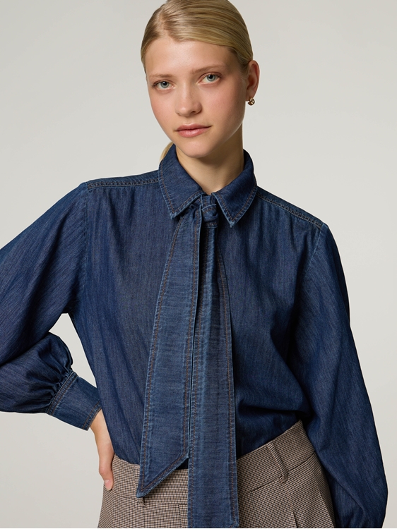 Image sur Jeansbluse